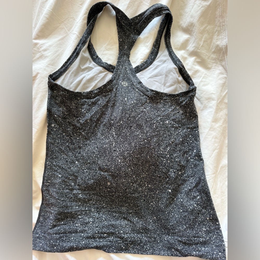 Lululemon Space Grey Racerback Tank Top- Size 6